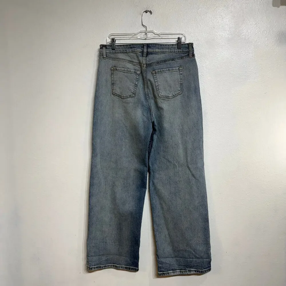 Wild Fable Light Wash High Rise Baggy Jeans Sz 10R